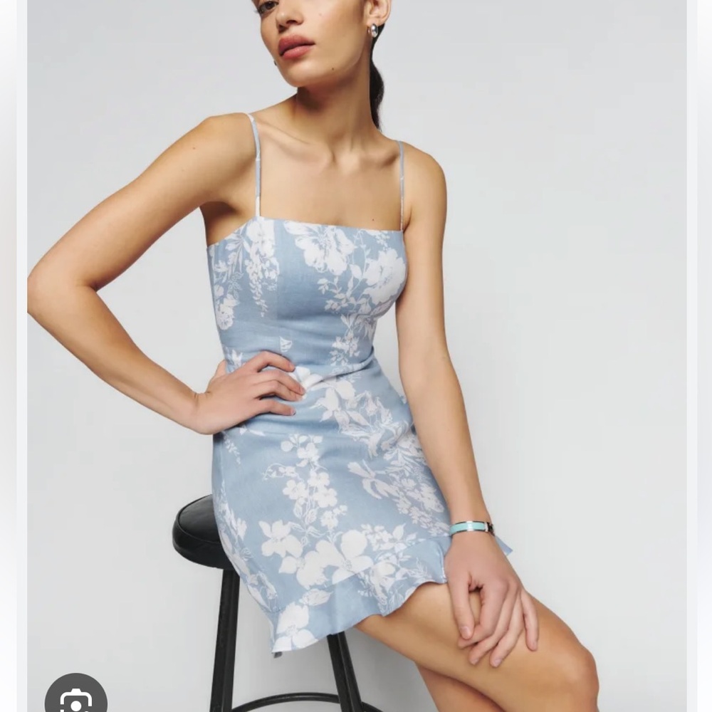 Reformation Kiernan Linen Dress